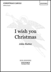 I Wish You Christmas SATB choral sheet music cover